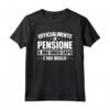 Pensionati Ufficialmente In Pensione - Divertente Maglietta per il Pensionamento - Regalo per Collega di Lavoro in Pensione