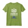 Sono una camicia da papà e ingegnere, niente mi spaventa - T-shirt divertente per papà ingegnere - Regalo ideale per Compleanno, Natale, o Festa del Papà