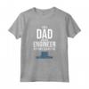 Sono una camicia da papà e ingegnere, niente mi spaventa - T-shirt divertente per papà ingegnere - Regalo ideale per Compleanno, Natale, o Festa del Papà
