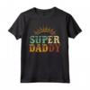 Superdaddy - Maglietta per la Festa del Papà con Scritta Papà - Regalo Divertente per Compleanni e Natale