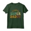 Superdaddy - Maglietta per la Festa del Papà con Scritta Papà - Regalo Divertente per Compleanni e Natale