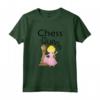 Regina degli Scacchi con scritta Chess Queen - Maglietta per Bambini e Bambine - Idea Regalo per Appassionati degli Scacchi
