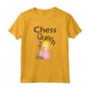 Regina degli Scacchi con scritta Chess Queen - Maglietta per Bambini e Bambine - Idea Regalo per Appassionati degli Scacchi