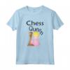 Regina degli Scacchi con scritta Chess Queen - Maglietta per Bambini e Bambine - Idea Regalo per Appassionati degli Scacchi