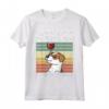 I Like Wine Jack Russell Terrier Retro Vintage Cane Maglietta - Regalo unico per amanti dei cani Jack Russell Terrier