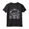 I Am A Biker Dad - Maglietta Divertente per Nonno Motociclista - Ideale per Eventi in Moto o Rally
