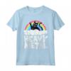 Metal Rainbow Cat Satanic - T-shirt Heavy Metal Arcobaleno per Bambini e Adulti Amanti della Musica Rock Punk - Stile Gotico e Pastello