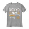 NONNO 2023 LOADING - Maglietta Regalo Divertente per il Futuro Nonno - Design Miglior nonno - Ideale per Festa del Papà