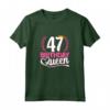 Compleanno 47 Anni Donna - Birthday Queen 47 - Maglietta 47esimo - Ideale per Festa di Compleanno