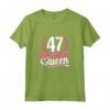 Compleanno 47 Anni Donna - Birthday Queen 47 - Maglietta 47esimo - Ideale per Festa di Compleanno