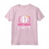Compleanno 47 Anni Donna - Birthday Queen 47 - Maglietta 47esimo - Ideale per Festa di Compleanno