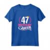 Compleanno 47 Anni Donna - Birthday Queen 47 - Maglietta 47esimo - Ideale per Festa di Compleanno