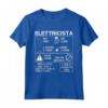 Divertente Maestro Elettricista - Regali Multi Tasker Maglietta con Detti Divertenti - Ideale per Elettricisti Apprendisti e Maestri