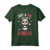Solo una ragazza che ama i panda - Bambini Ragazze Maglietta con Adorabile Design Panda - Ideale per Natale o Compleanno