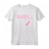 Baby Inside It's a Girl Design - T-shirt per Gravidanza - Abbigliamento Divertente per Annuncio Neonato