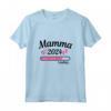 Donna Mamma 2024 Loading - Annuncio Gravidanza Originale Maglietta per Futuri Genitori - Ideale come Regalo per Nonni e Papà