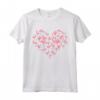 Fenicottero T Shirt Donna Ragazze Bambini - Cuore Poses Carino - Maglietta Fenicottero Rosa per Amanti degli Animali