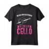 Ragazza Violoncellista - Maglietta con Design di Violoncello per Donne Musiciste - Regalo Originale per Natale o Compleanno