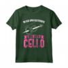 Ragazza Violoncellista - Maglietta con Design di Violoncello per Donne Musiciste - Regalo Originale per Natale o Compleanno