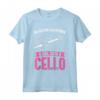 Ragazza Violoncellista - Maglietta con Design di Violoncello per Donne Musiciste - Regalo Originale per Natale o Compleanno