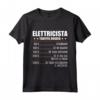 Divertente Detto Maestro Elettricista Tariffa Orario - Maglietta Illuminante per Elettricisti - Regalo Umoristico per Lavoratori dell'Elettricità