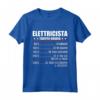 Divertente Detto Maestro Elettricista Tariffa Orario - Maglietta Illuminante per Elettricisti - Regalo Umoristico per Lavoratori dell'Elettricità