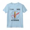 NASA Artemis Missione SLS Worm e ESA Logo Maglietta - Design Ufficiale per gli Appassionati dello Spazio