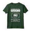 Le Leggende sono nate nel Giugno 1963 - 60 Compleanno Anni Maglietta Uomo Vintage - Edicion Limitada
