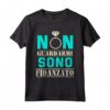 Non Guardarmi Sono Fidanzato - Maglietta Divertente con Scritte Ironiche per Uomo - Ottima Idea Regalo Compleanno Fidanzato