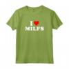 I Love Heart MILFs Day And Mature Women's Funny Shirt Maglietta - Perfect MILF Gift for Valentine's Day and Birthdays