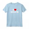 I Love Heart MILFs Day And Mature Women's Funny Shirt Maglietta - Perfect MILF Gift for Valentine's Day and Birthdays