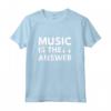 Music is the Answer - Music ist mein Leben Fan Musicali Maglietta - Per Appassionati della Musica e Amanti delle Note
