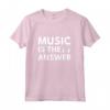 Music is the Answer - Music ist mein Leben Fan Musicali Maglietta - Per Appassionati della Musica e Amanti delle Note