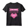 I'm The Favorite Niece - Maglietta da bambina 'Best Niece' per la Nipote Preferita - Regalo Autunnale per Zia Orgogliosa