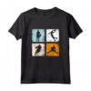 Retro Vintage Giocatori di Basket Maglietta - Abbigliamento per Uomini Donne Bambini - Ideale per Natale, Compleanni e Fan del Basket