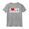 I Love My Mimmo - Maglietta Amo Il Mio Mimmo con Design Vintage - Ideale per Esprimere Amore