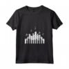 Note Città Pianoforte Pianista - Tasti Acustico Regalo Maglietta per Musicisti - Ideale per Compleanno o Natale