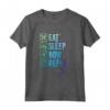 Rowing Eat Sleep Repeat Watercolor Gift Maglietta - Perfect Birthday Present for Rowing Enthusiasts - Lightweight and Classic Fit