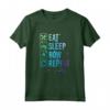 Rowing Eat Sleep Repeat Watercolor Gift Maglietta - Perfect Birthday Present for Rowing Enthusiasts - Lightweight and Classic Fit