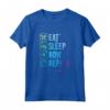 Rowing Eat Sleep Repeat Watercolor Gift Maglietta - Perfect Birthday Present for Rowing Enthusiasts - Lightweight and Classic Fit