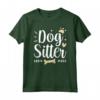 I Love My Job as a Dog Sitter - Maglietta Divertente per Amanti dei Cani e del Dog Sitting - Idea Regalo Originale