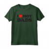 I Love Hot Dads - Tshirt Divertente per Papà - Design Sarcastico - Perfetta per un Regalo