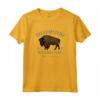Regalo Souvenir Bison Buffalo al PARCO NAZIONALE DI YELLOWSTONE Maglietta - Yellowstone National Park Outdoor Adventure T-shirt for Men Women Boys Girls