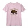 Regalo Souvenir Bison Buffalo al PARCO NAZIONALE DI YELLOWSTONE Maglietta - Yellowstone National Park Outdoor Adventure T-shirt for Men Women Boys Girls