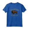 Regalo Souvenir Bison Buffalo al PARCO NAZIONALE DI YELLOWSTONE Maglietta - Yellowstone National Park Outdoor Adventure T-shirt for Men Women Boys Girls