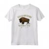 Regalo Souvenir Bison Buffalo al PARCO NAZIONALE DI YELLOWSTONE Maglietta - Yellowstone National Park Outdoor Adventure T-shirt for Men Women Boys Girls