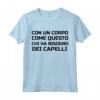 Con Un Corpo Come Questo Chi Ha Bisogno Dei Capelli - Scherzo Maglietta per Uomini Calvi - Idea Regalo Divertente per Papà o Nonno Calvo