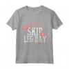 Never Skip Leg Day - Divertente Design Fenicottero Maglietta per Fitness in Palestra - Ideale per Amanti degli Animali Esotici
