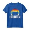 Chonker HapTiger Maglietta - Funny Fat Cat Tee for Cat Lovers - Vintage Retro Chonky Cat Design