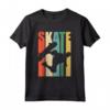 Skateboarder Design Retrò Vintage - Maglietta Skateboard American USA per Sport Estremi - Ideale come Regalo per Compleanni o Natale